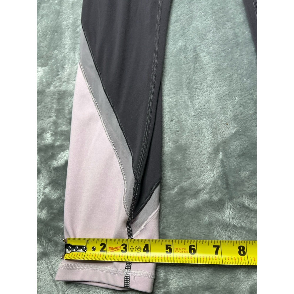 Athleta Leggings Women Size LT Purple Gray Running Stretch Yoga Gym - Picture 5 of 9